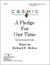 A Pledge for Our Time Two-Part choral sheet music cover